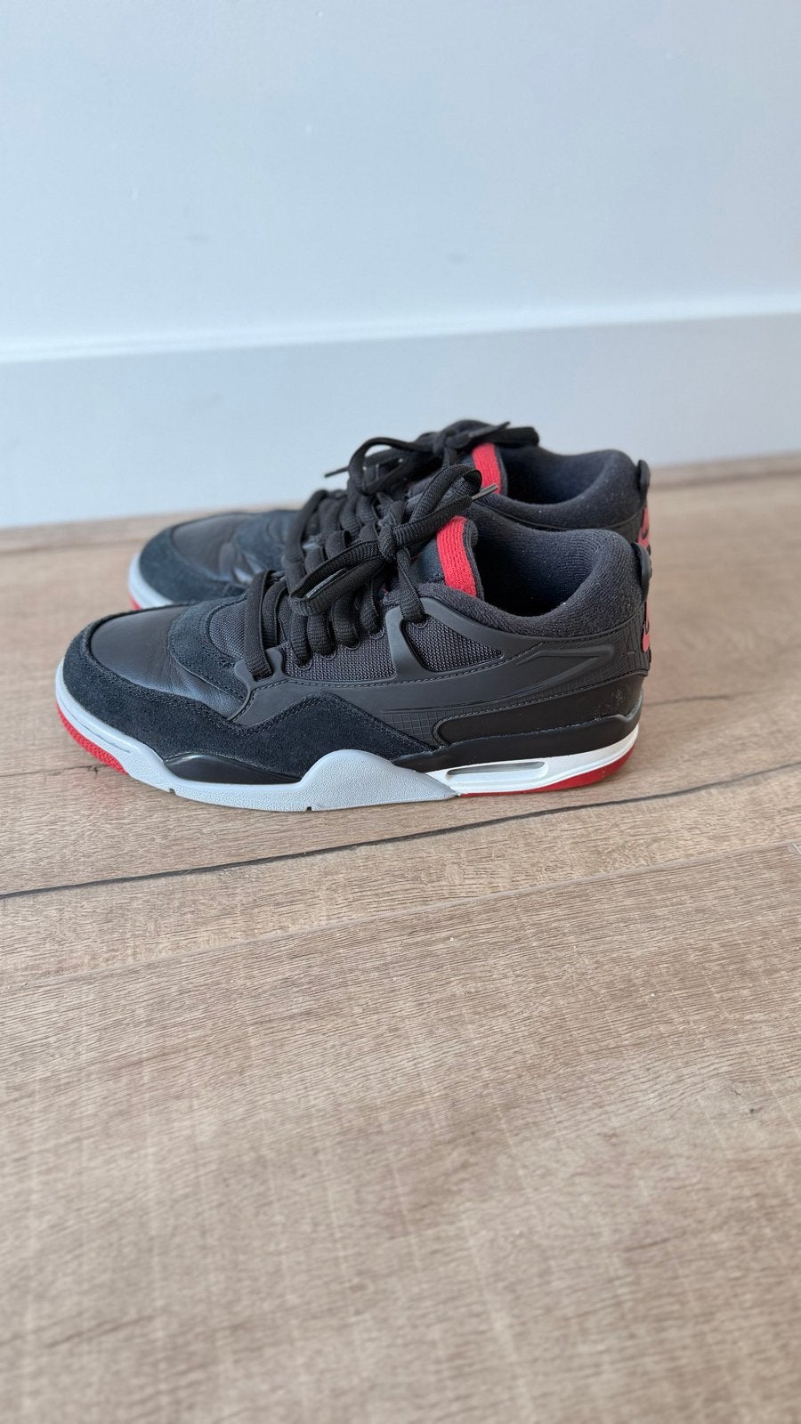 Nike Air Jordan 4 RM maat 41, Kleding | Heren, Schoenen, Ophalen of Verzenden, Zo goed als nieuw, Sportschoenen, Zwart