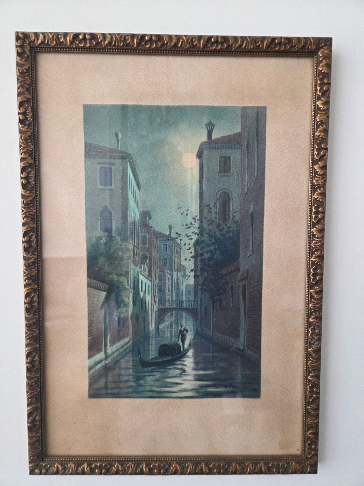 Umberto Ongania (1867–1942) – aquarellen, Ophalen of Verzenden