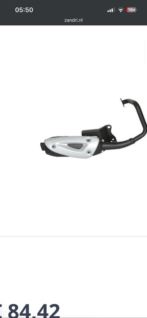 Peugeot verticaal uitlaat snor, Ophalen of Verzenden, Zo goed als nieuw, Uitlaat, Peugeot