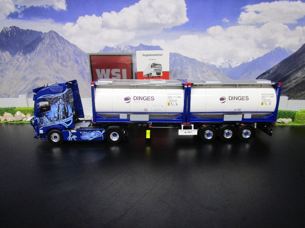 wsi 01-4424 volvo fh5 globetrotter xl ingo dinges, Hobby en Vrije tijd, Modelauto's | 1:50, Ophalen, Nieuw, Bus of Vrachtwagen