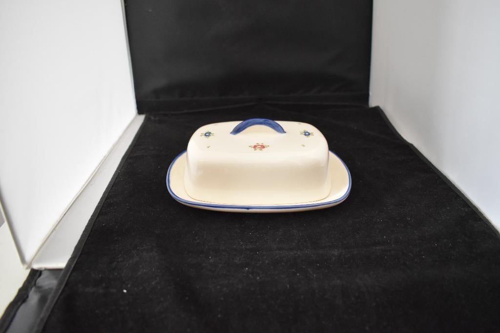 Botervoot Petite Rose servies, Info@detagrijn.com, Overige materialen, Overige typen, Nieuw