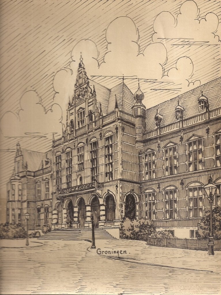 Groningen Academiegebouw Tekening Sievers 1948
