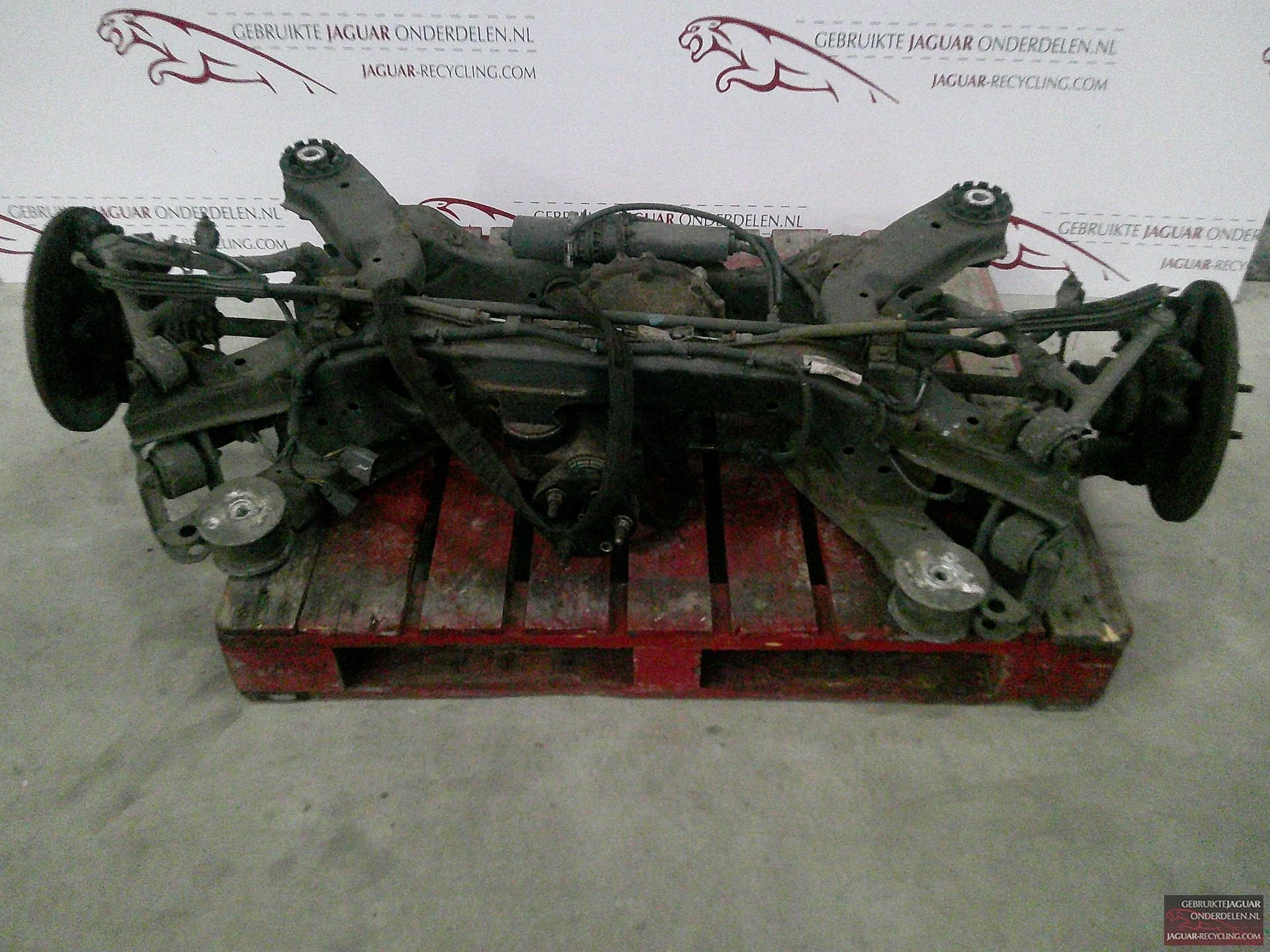 Achteras Jaguar XJR X350 met diff. fusee’s assen, Gebruikt, -, Ophalen of Verzenden, Jaguar