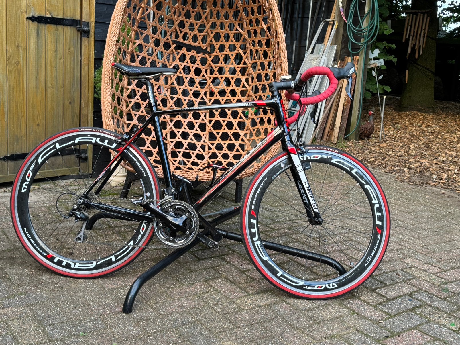 Racefiets met carbon wielen, 55 tot 59 cm, Ophalen, Zo goed als nieuw, Aluminium