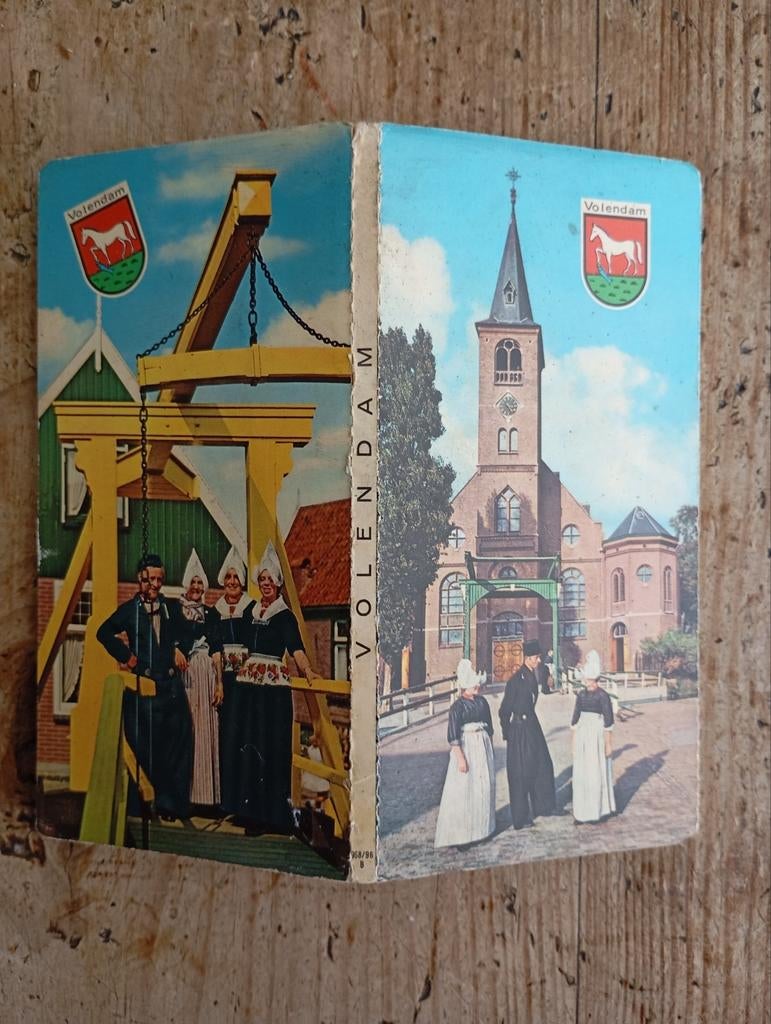 Vintage Volendam Ansichtkaarten 1960+, Antiek en Kunst, Curiosa en Brocante, Ophalen of Verzenden