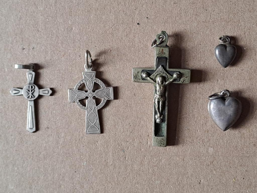 Zilver Kruisjes, Ophalen of Verzenden, Zo goed als nieuw, Zilver, Zilver