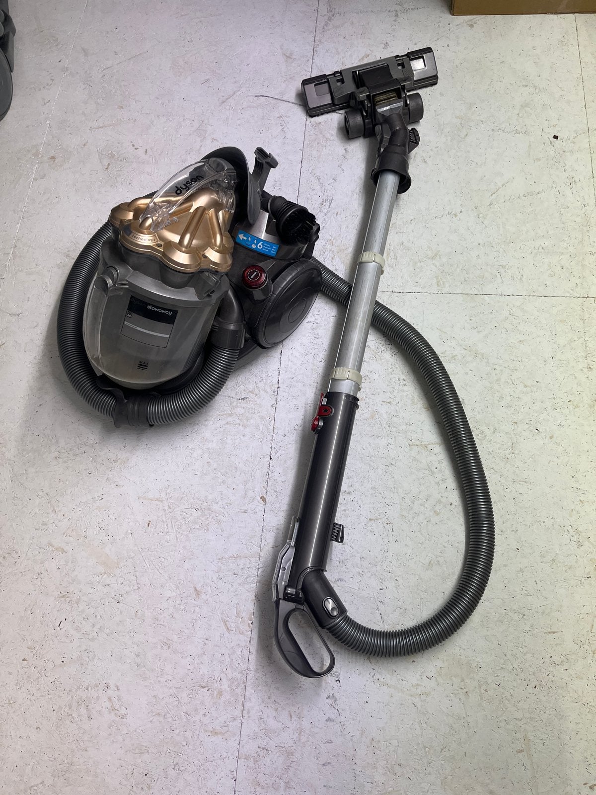Dyson Stowaway Sledestofzuiger - Krachtig en Compact, Ophalen, Gebruikt, Dyson, Minder dan 1200 watt