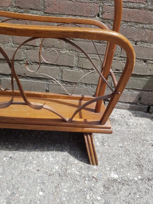 -	Lektuurbak /krantenbak vintage jaren 50, Ophalen of Verzenden, 'T Olde Gre-j, Info@toldegrej.nl, Endepoelstraat 20f Didam