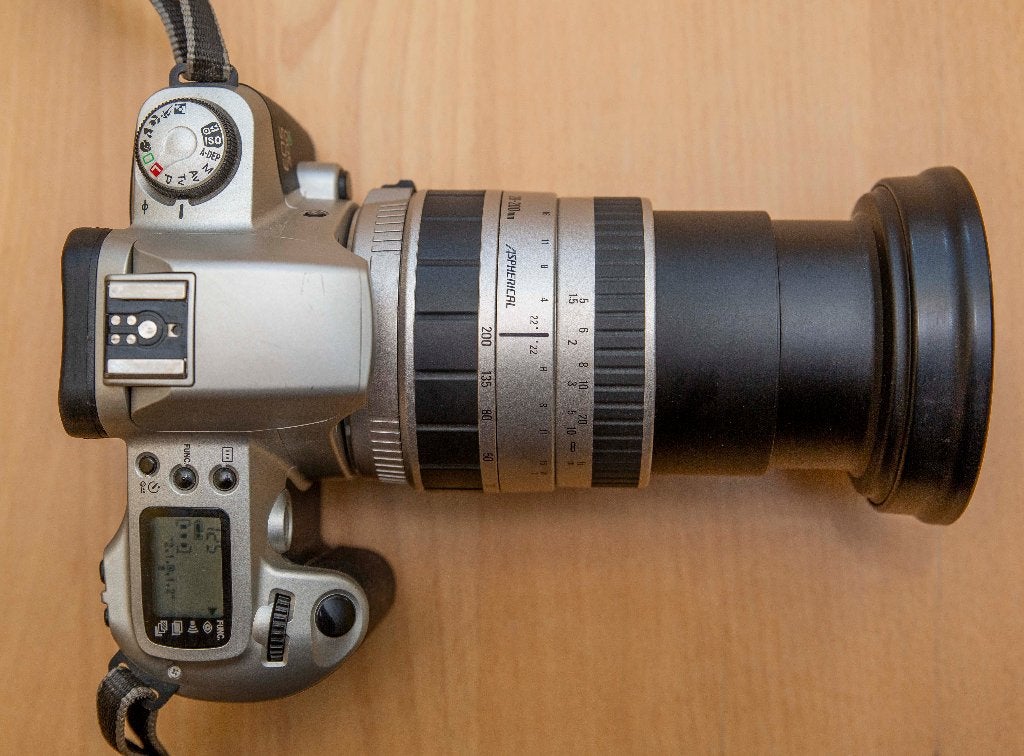 Canon EOS 500N analoge camera, Ophalen of Verzenden, Gebruikt, Spiegelreflex, Canon