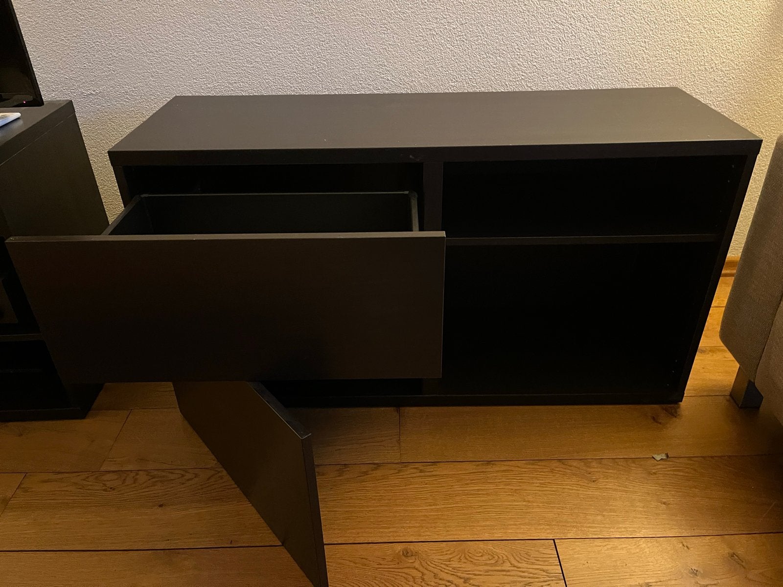 IKEA Besta kastje met deur, lade en extra planken, Ophalen, Gebruikt