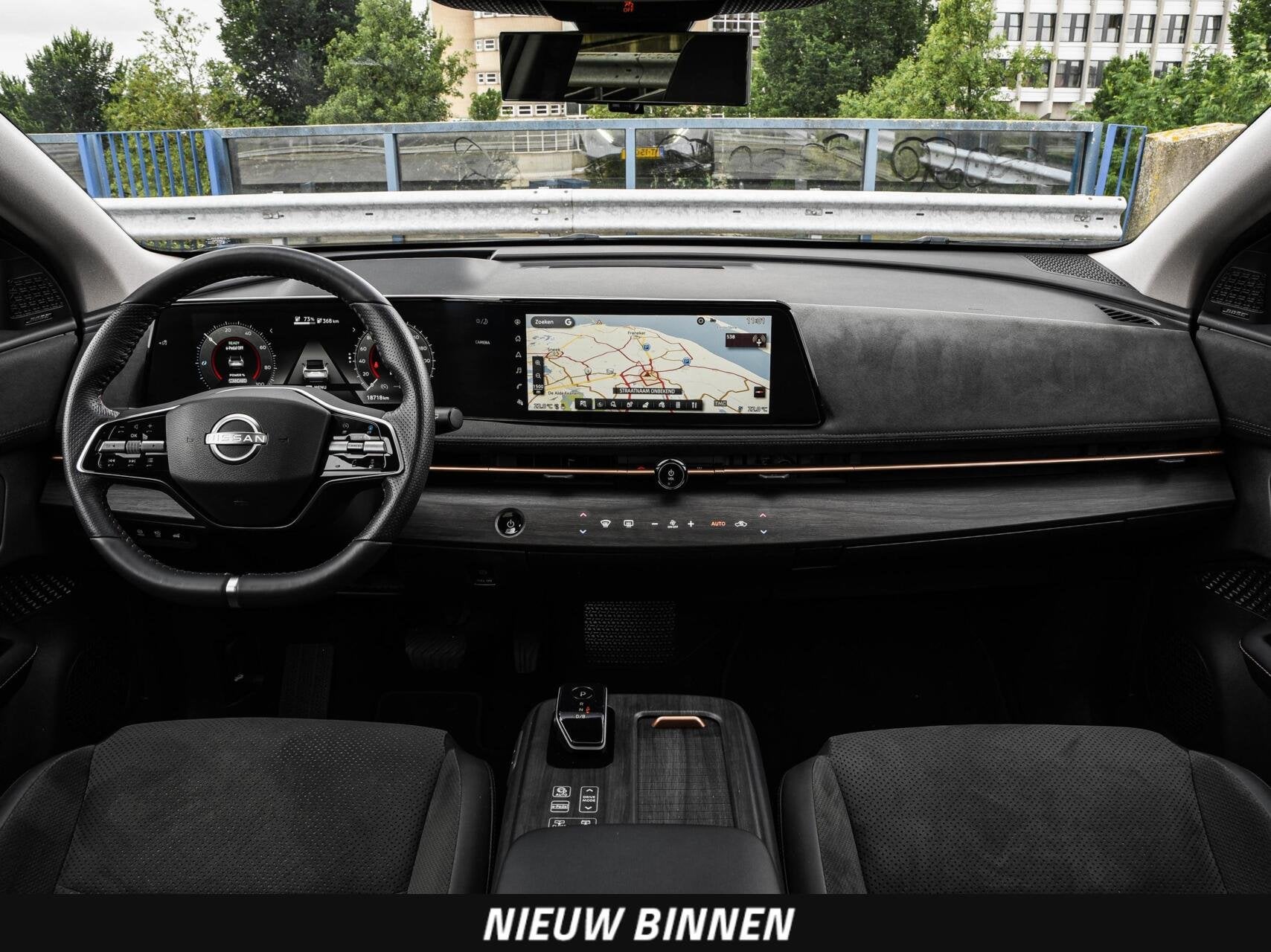 Nissan Ariya Evolve 91 kWh | SOH 99% | Panoramadak | Trekhaa, Auto's, Dealer onderhouden, Gebruikt, Leder en Stof, Adaptive Cruise Control