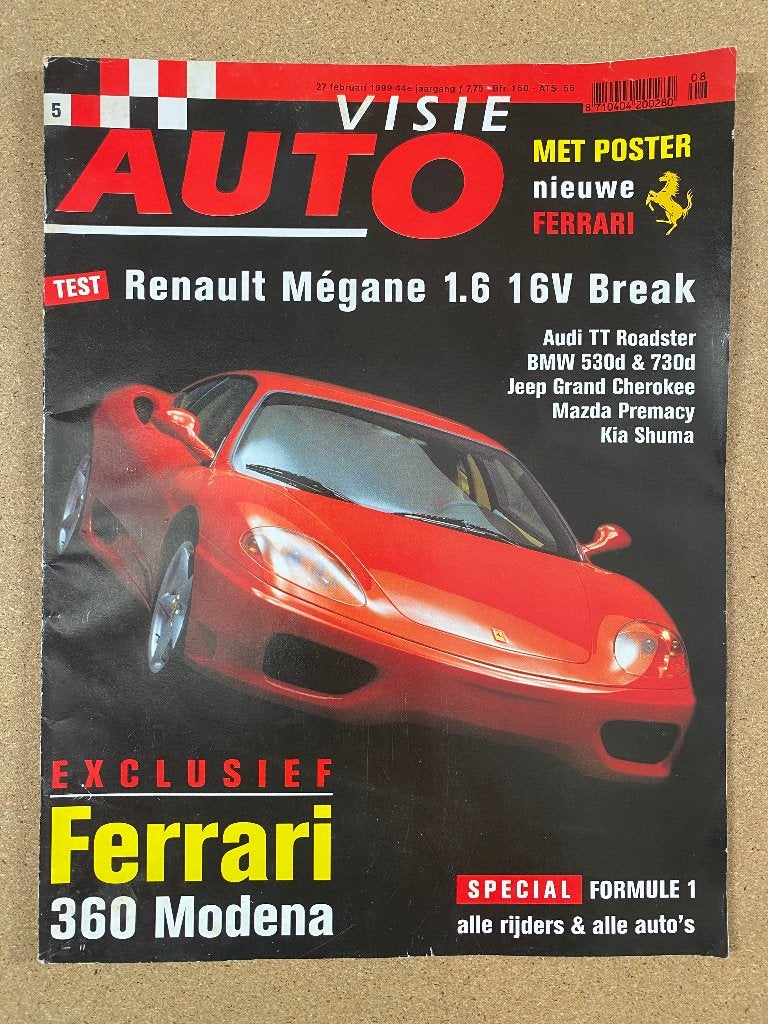 Autovisie 5 1999, Verzenden, Gelezen, Algemeen