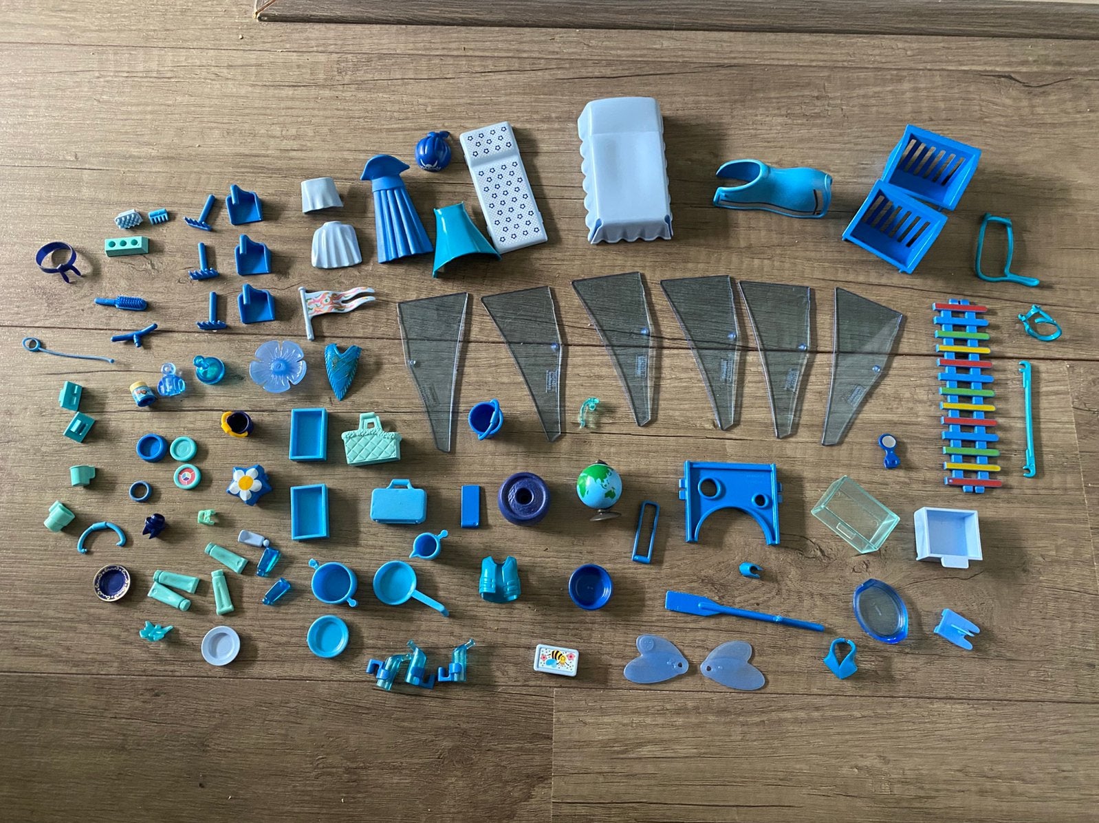 Blauwe Playmobil onderdelen, Ophalen of Verzenden, Gebruikt