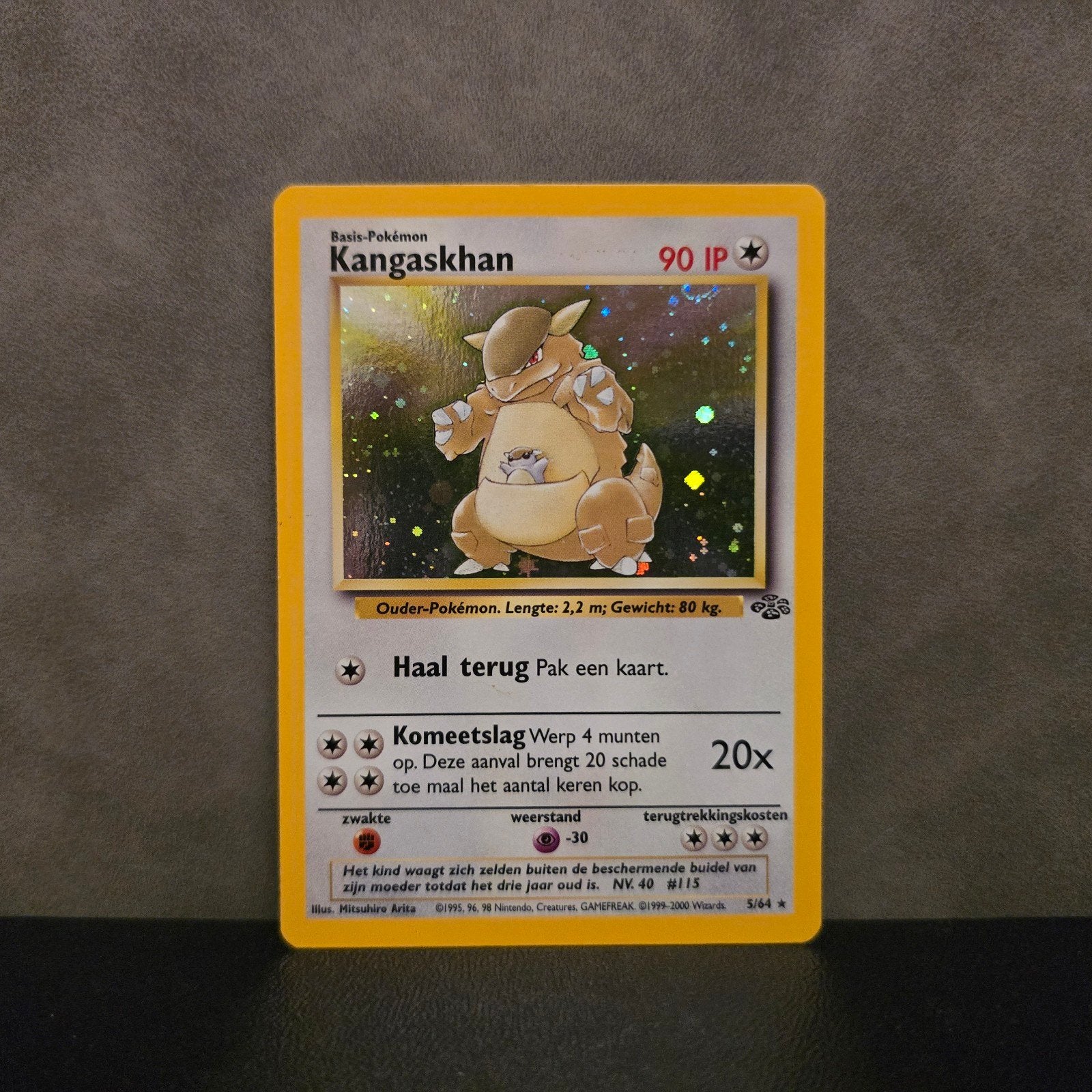 Kangaskhan (JU 5) Jungle NL Pokémon Kaart, Ophalen of Verzenden