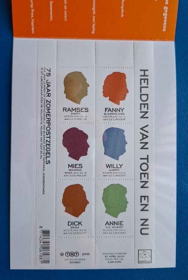 Postzegelmapje 412 - Zomerpostzegels 2010, Postzegels en Munten, Postzegels | Nederland, Ophalen of Verzenden, Na 1940, Postfris
