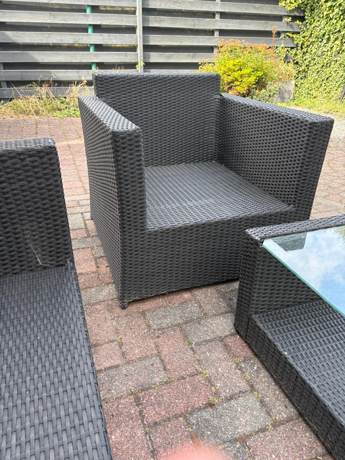 Tuinmeubelen, Tuin en Terras, Ophalen, 4 zitplaatsen, Kunststof, Gebruikt