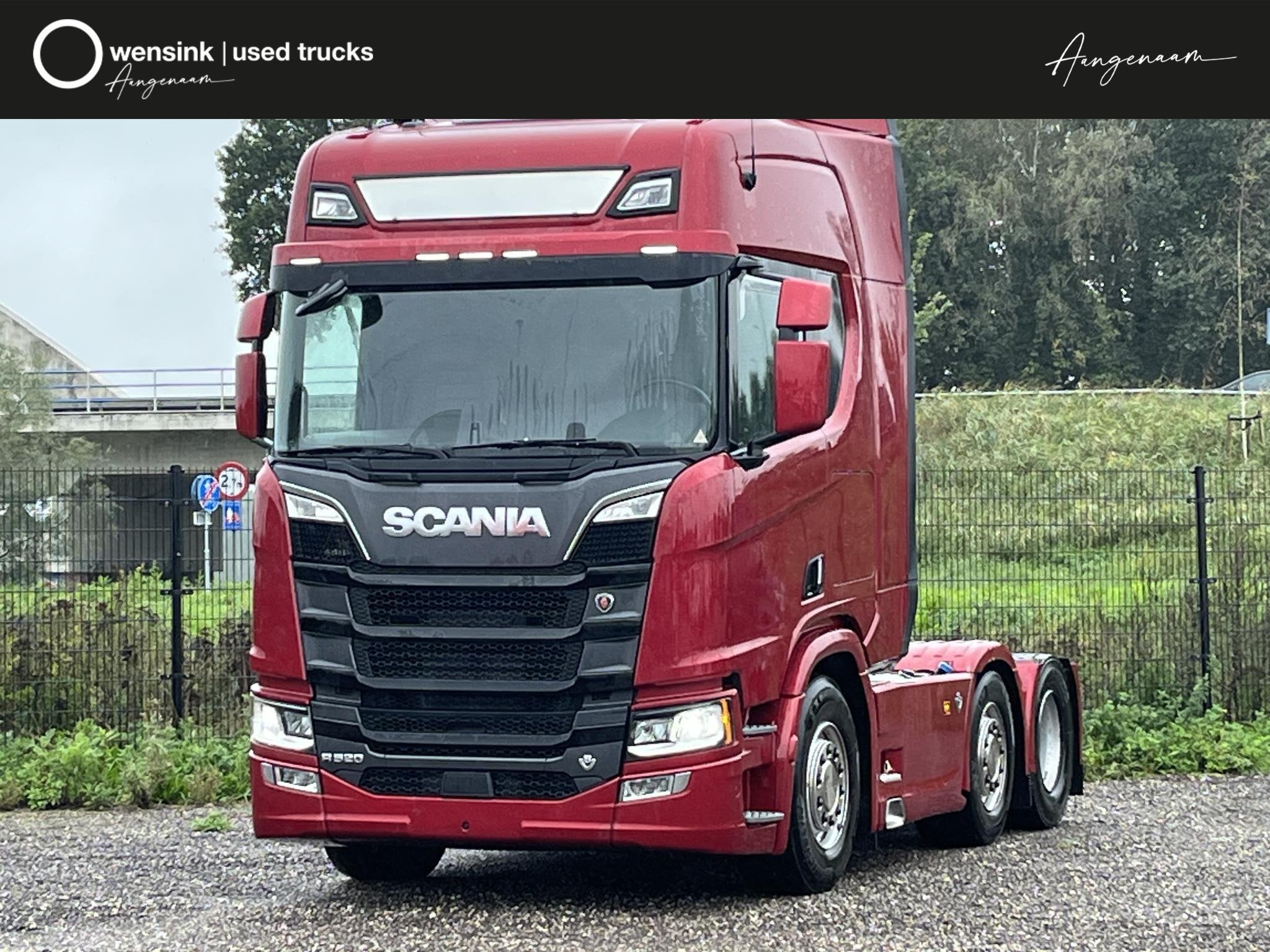 Scania R520 V8 6x2/4 | Retarder | Full Air | Leather |NL Tru, Stof, Euro 6, Scania, Navigatiesysteem