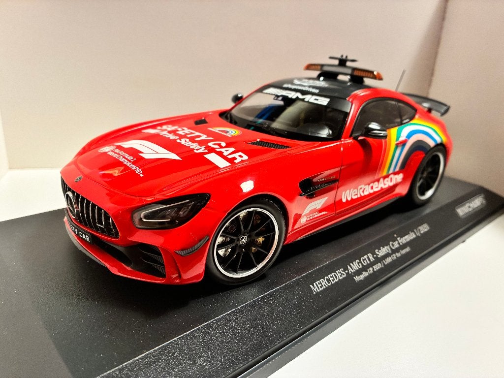 Mercedes  AMG GTR Safety Car F1 2020  1/18 Minichamp, Ophalen of Verzenden, Nieuw, Auto, MiniChamps