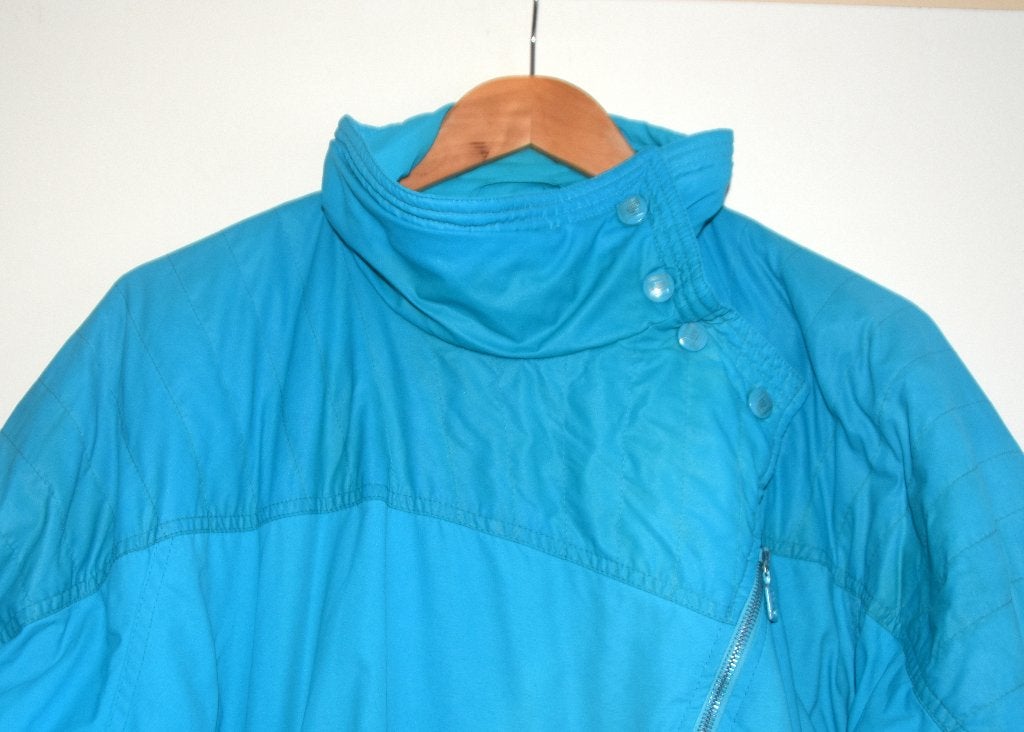 Peter Steinebronn ski jas jack winterjas aqua blauw maat 44, Kleding | Dames, Verzenden, Gedragen, Maat 42/44 (L), Jack