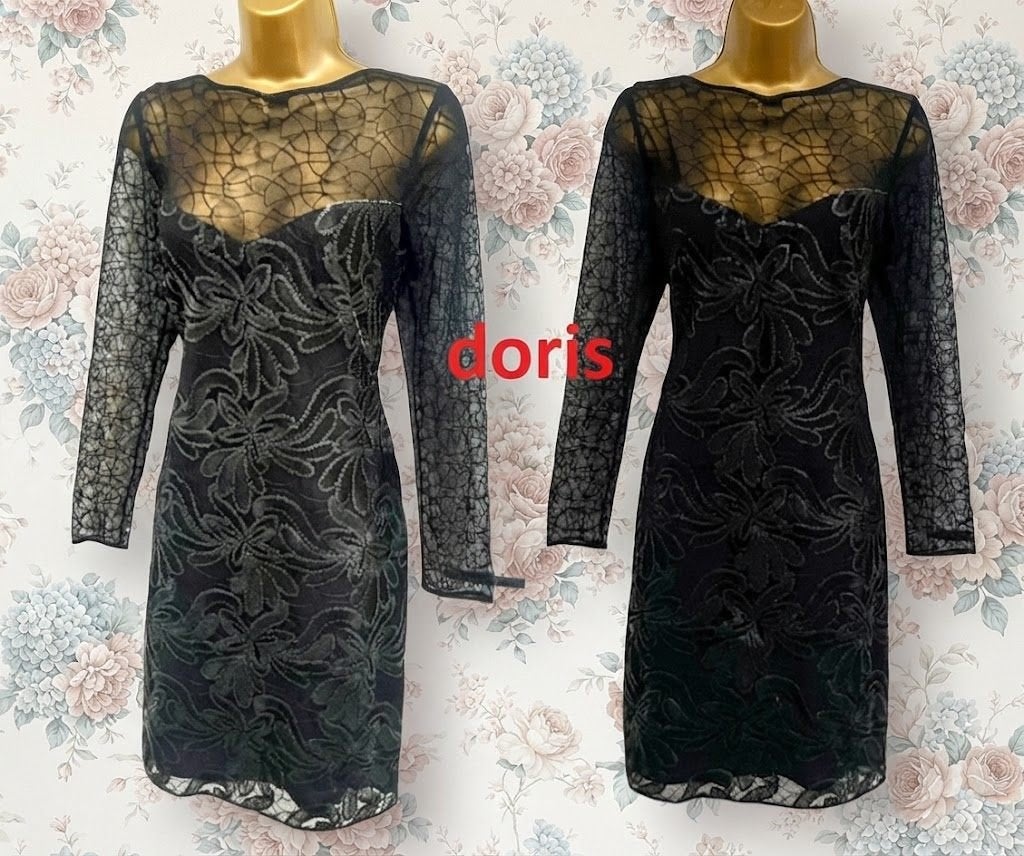 luxe galajurk Karen Millen maat 8/36 zwart nieuw, Karen Millen, Zwart, Nieuw, Ophalen of Verzenden