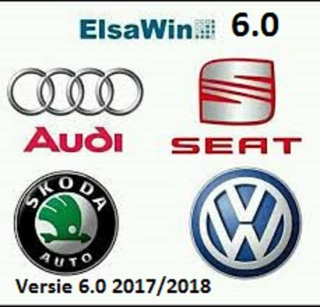 Elsawin 6,0 op 10x DVD, gebaseerd op VW Audi Skoda Seat, Auto diversen, Handleidingen en Instructieboekjes, Verzenden