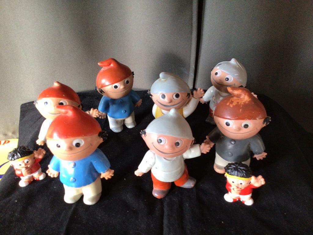 9x Maizelmannchen ZDF popjes  zijn 11 cm 65€ alles, Verzamelen, Poppetjes en Figuurtjes, Ophalen of Verzenden, Zo goed als nieuw