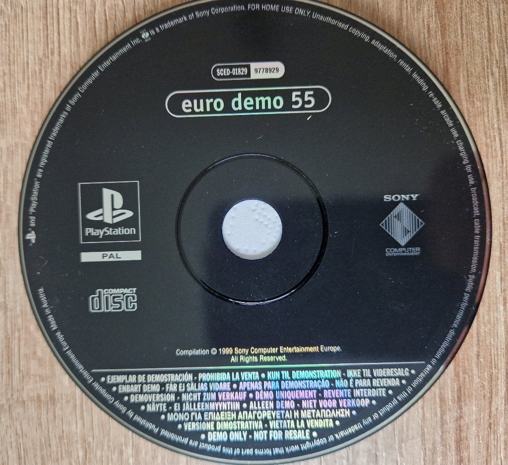 Euro Demo 55 PS1, Overige genres, 1 speler, Eén computer, Ophalen of Verzenden