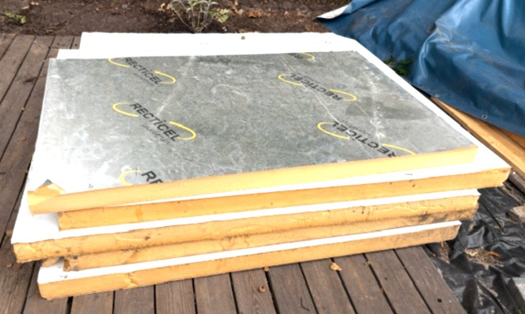 isolatie materiaal, Doe-het-zelf en Verbouw, Isolatie en Afdichting, Ophalen, Zo goed als nieuw, Hardschuim (Pir), 4 tot 8 cm