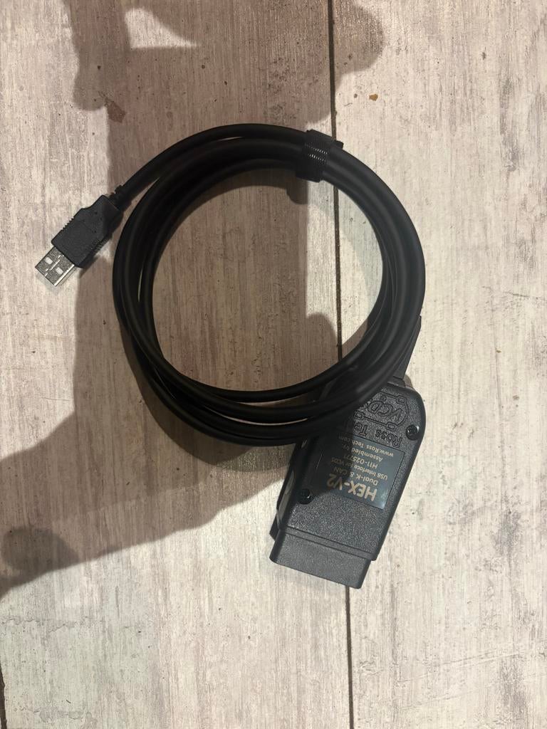 VCDS Hex-V2 Diagnosetool voor VAG-groep, Ophalen of Verzenden, Zo goed als nieuw, Minder dan 2 meter, Overige kabels