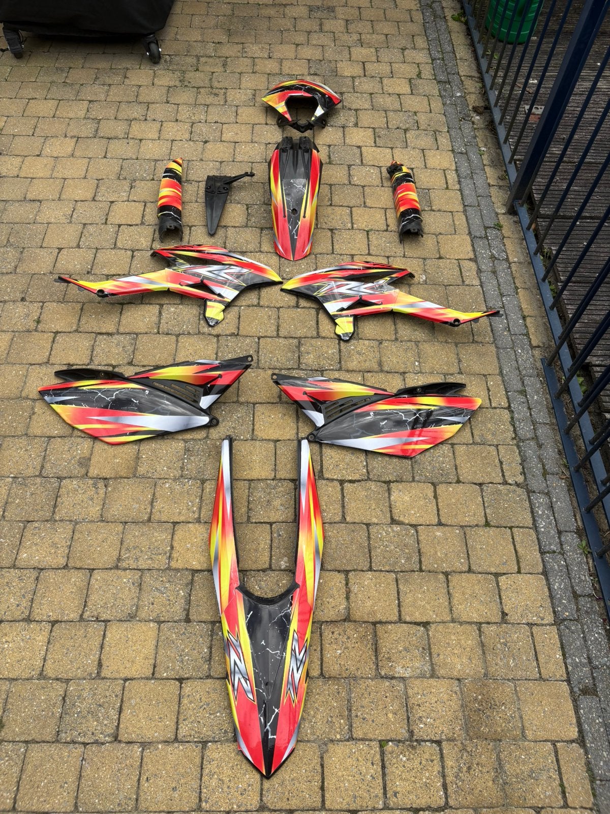Beta rr50 track 2019 kappenset met stickers, Ophalen of Verzenden, Gebruikt, Kap