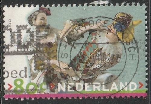 Nederland 2000 1895 Harlekijn&Colombine, Gest Den Bosch, Postzegels en Munten, Postzegels | Nederland, Ophalen of Verzenden, Na 1940