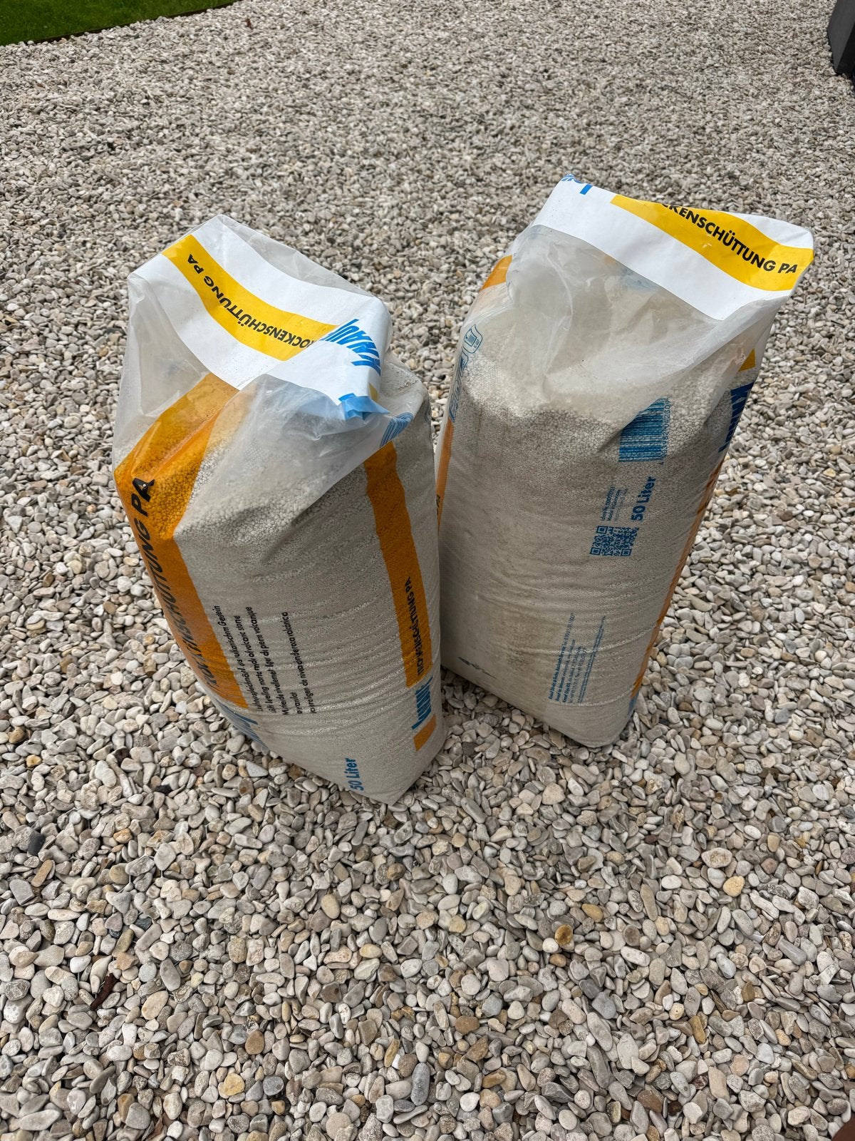 2 zakken Knauf Trockenschüttung PA 50 liter, Ophalen, Nieuw