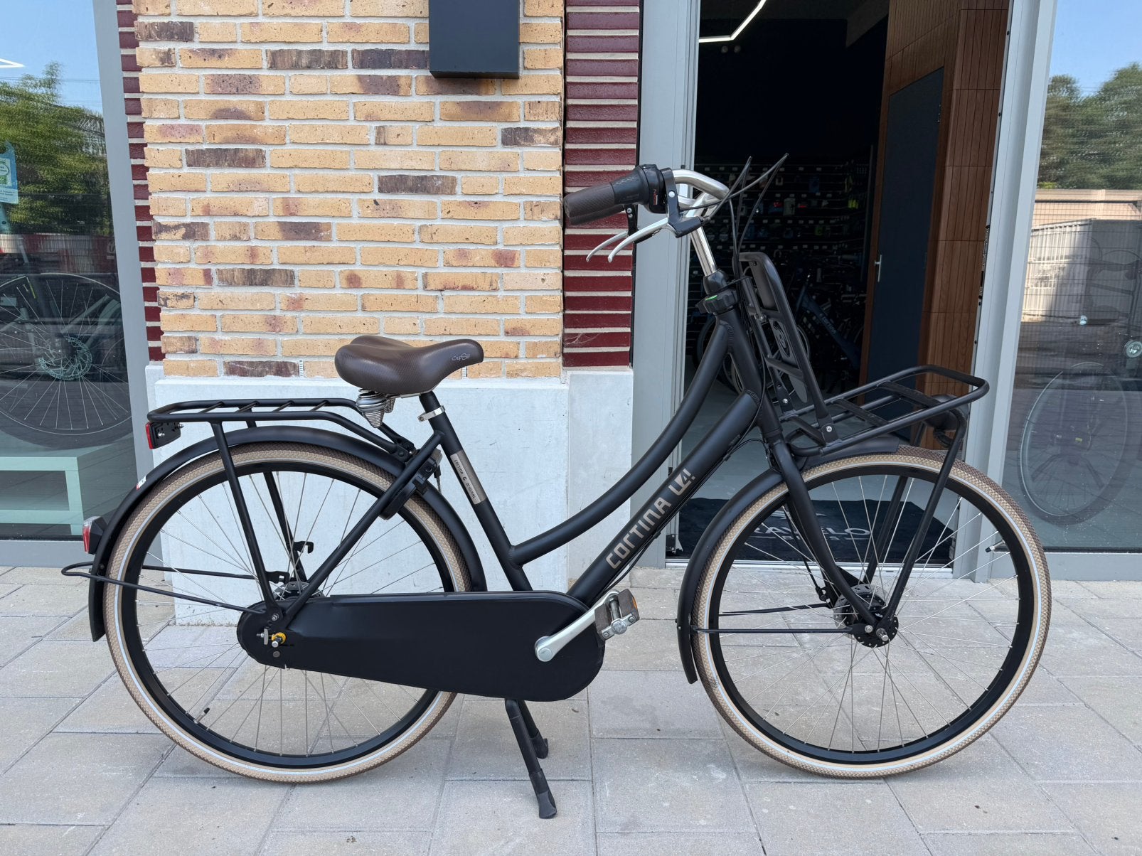 Cortina U4 Transportfiets 28 inch ZGAN N7 Dynamo Garantie!, Oke, Dubbele standaard, 56 cm of meer, Zo goed als nieuw