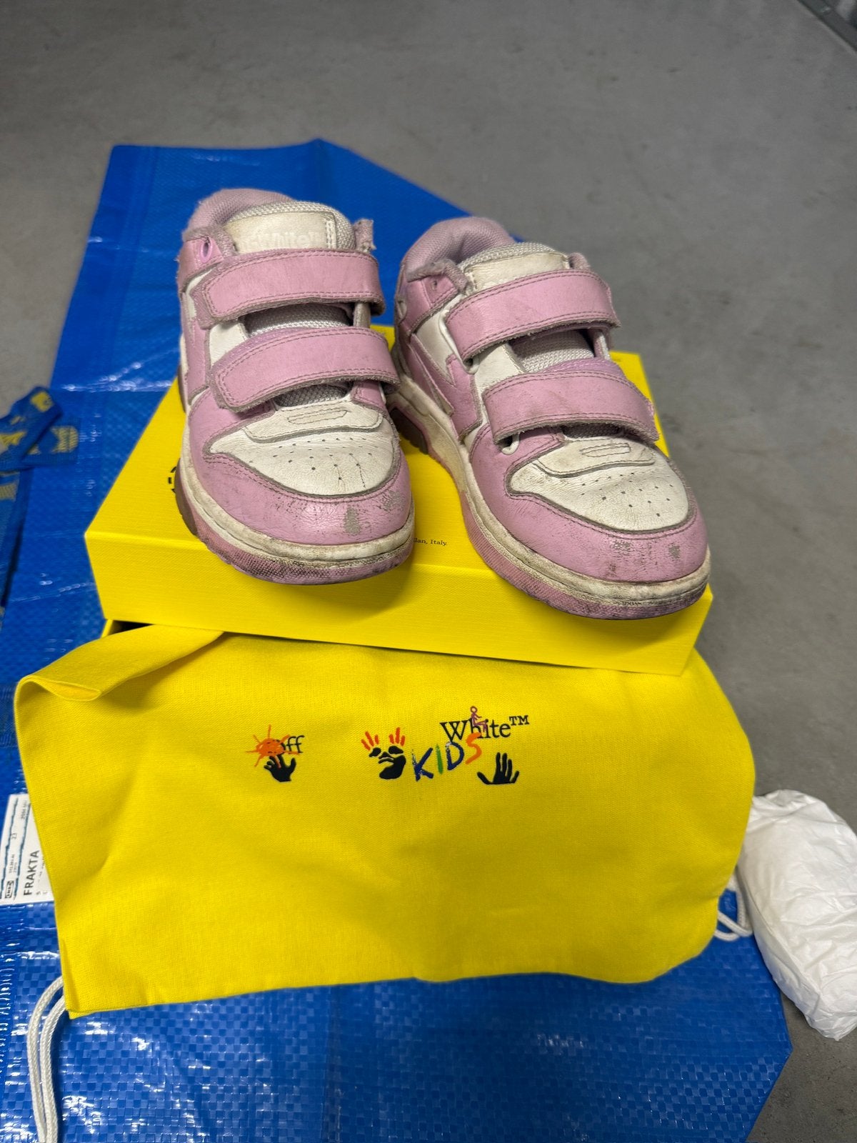 Off-White Kids Roze Sneakers - Maat 27, Kinderen en Baby's, Ophalen of Verzenden, Gebruikt, Meisje, Schoenen