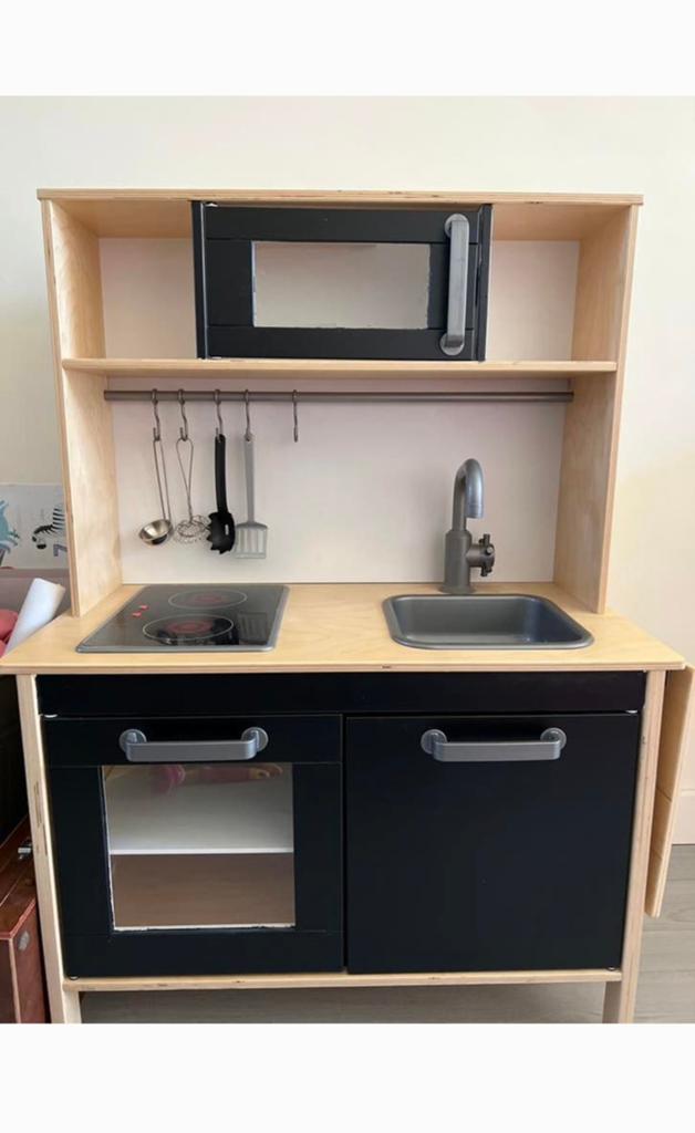 Gepimpt Ikea keukentje met accessoires, Ophalen, Zo goed als nieuw, Hout, Speelkeuken