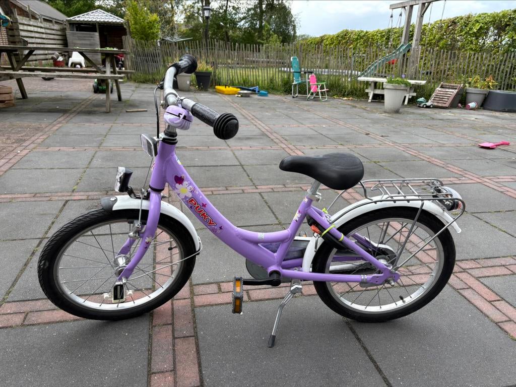 Puky meisjes fiets 18 inch, Ophalen, Gebruikt, 18 inch