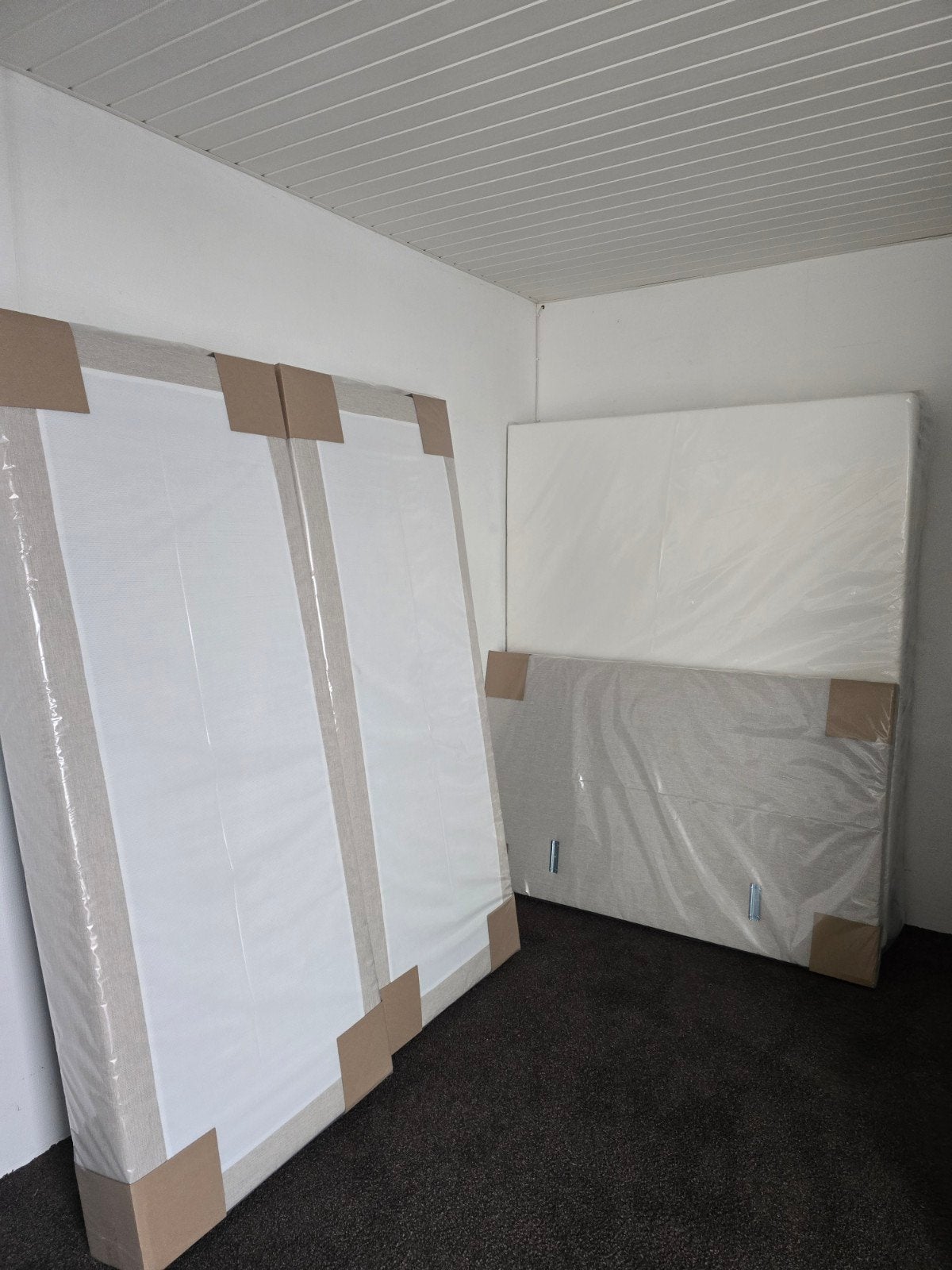 Te koop NIEUWE boxspring nog in de verpakking, Ophalen, 160 cm, Boxspring, Nieuw