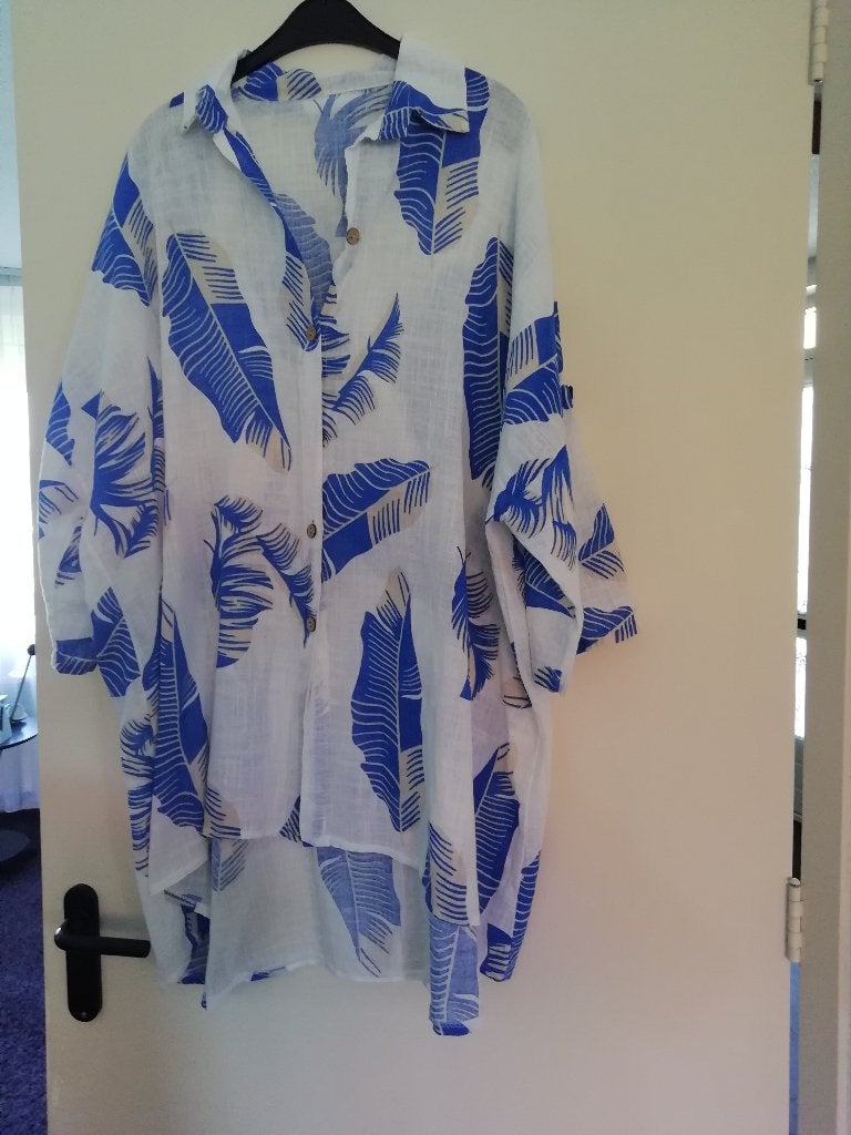 Jurk pl.m. maat 52, Kleding | Dames, Grote Maten, Verzenden, Wit, Jurk, Onbekend