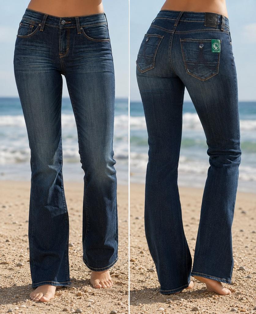 KUYICHI Wendy bootcut jeans W28 L32, Blauw, KUYICHI, Nieuw, Ophalen of Verzenden