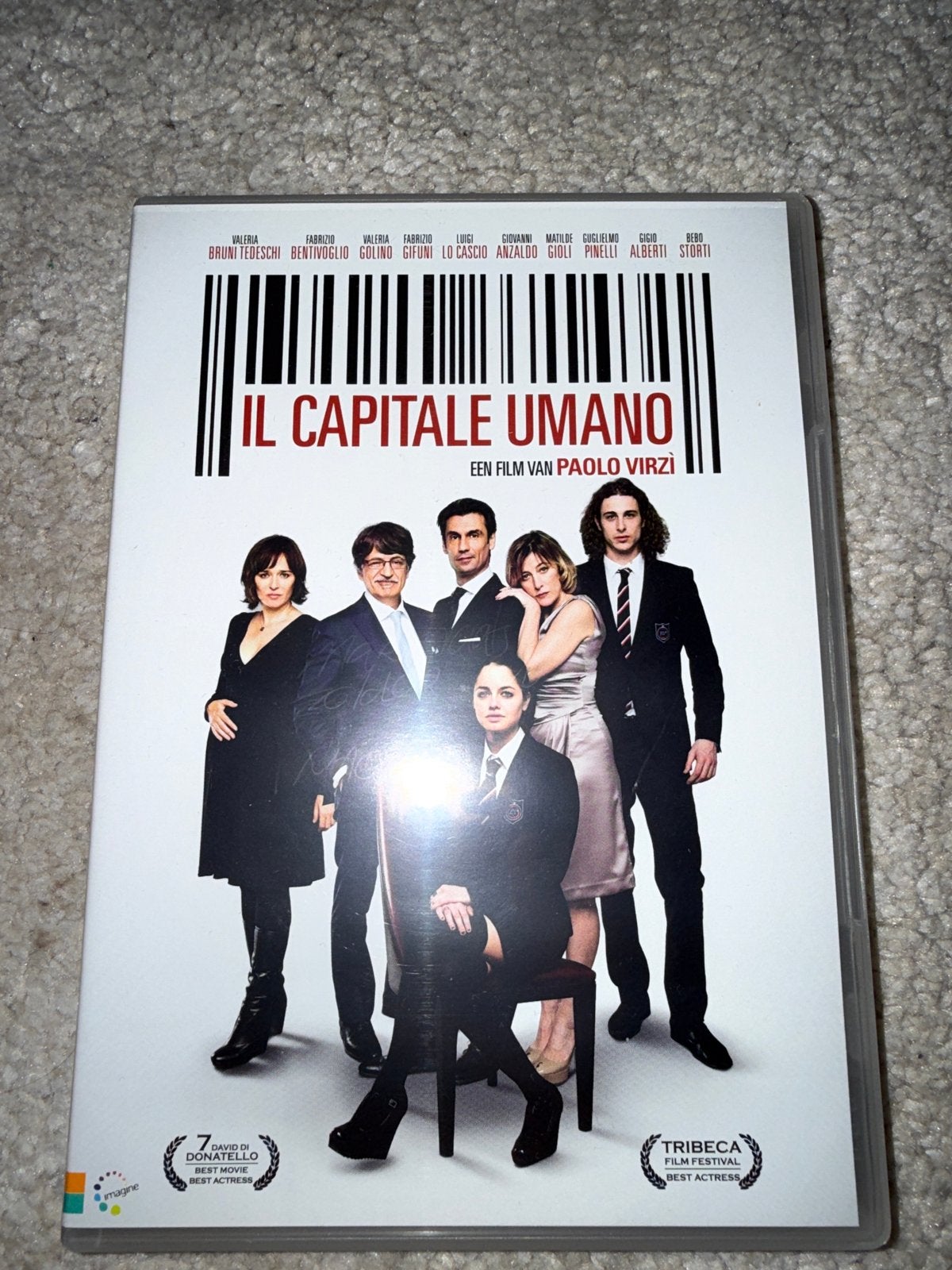 Il Capitale Umano - Italiaanse film op DVD, Gebruikt, Nederlands, Ophalen of Verzenden, Italiaans