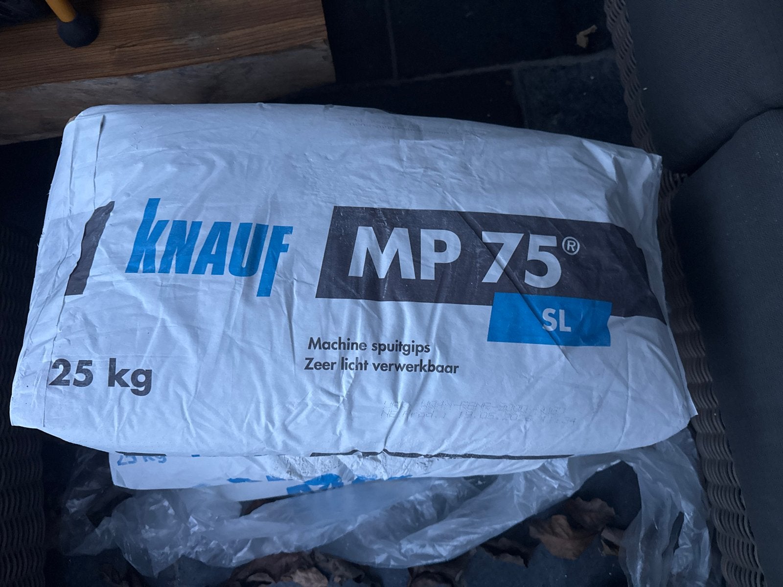 Knauf MP 75 Machine Spuitgips 25 kg, Doe-het-zelf en Verbouw, Ophalen, Nieuw