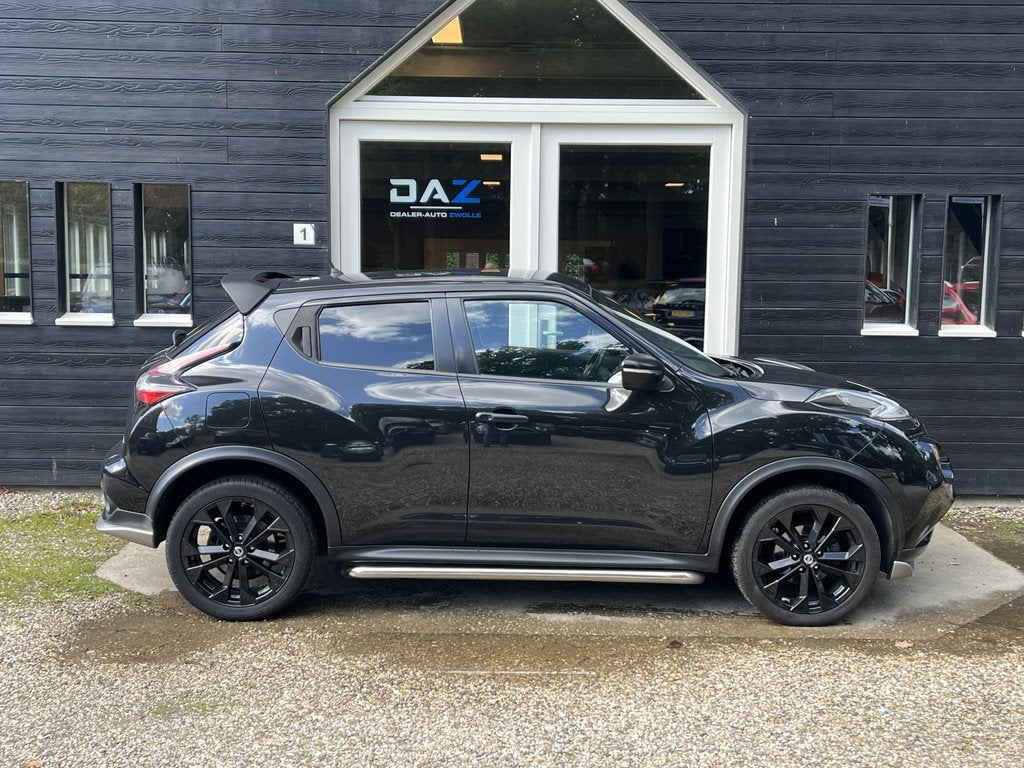 Nissan Juke 1.2 DIG-T S/S N-Connecta Ecc/Audio/Navi/18 inch, Auto's, Nissan, Voorwielaandrijving, 639 kg, Stof, 116 pk