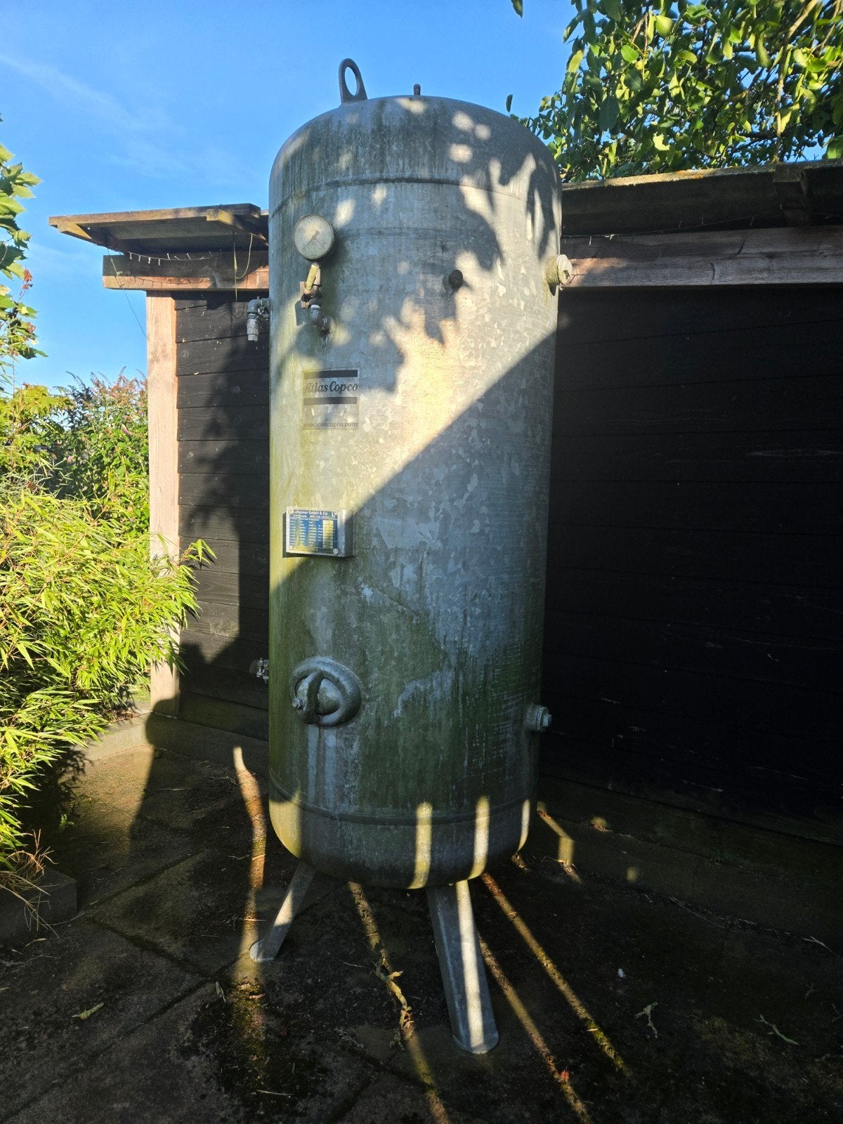 Atlas Copco Luchtketel / Drukvat 1000L, Ophalen
