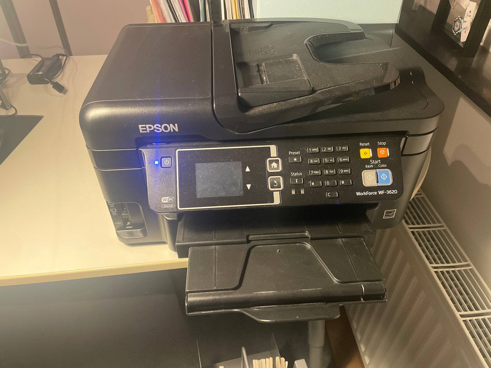 Epson WF-3620 All-in-One Printer (defect), Computers en Software, Ophalen, Faxen, Inkjetprinter, All-in-one