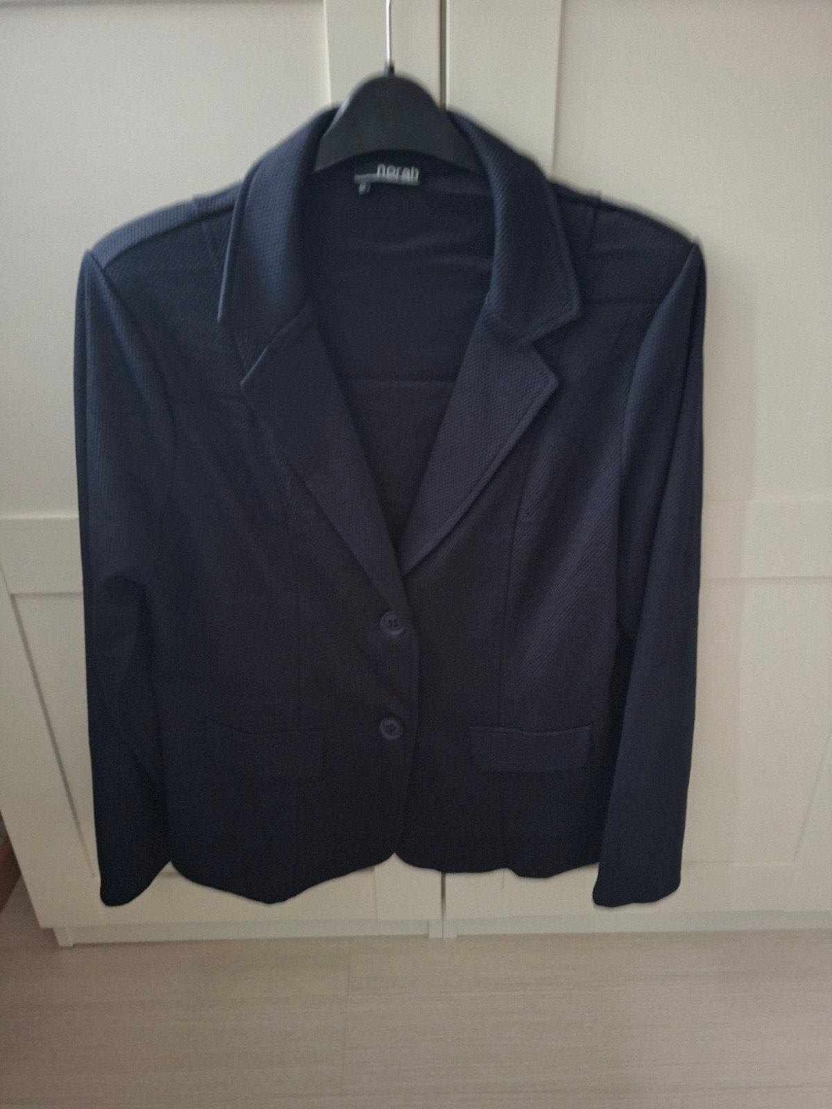 Blauw Norah blazer maat 46, Blauw, Maat 46/48 (XL) of groter, Ophalen of Verzenden, Zo goed als nieuw