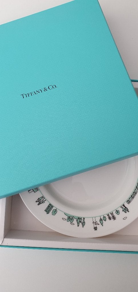 Tiffany & Co - bord - porselein - origineel - verzamelitem, Overige merken, Nieuw, Ophalen of Verzenden, Bord(en)
