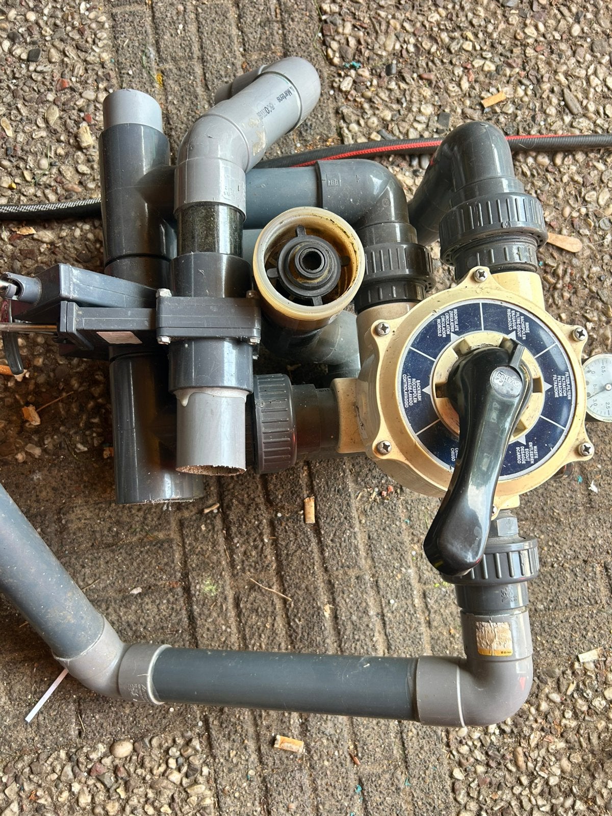 Ecobead 60 met 6-wegklep en bypass, Ophalen of Verzenden, Zo goed als nieuw, Vijverfilter