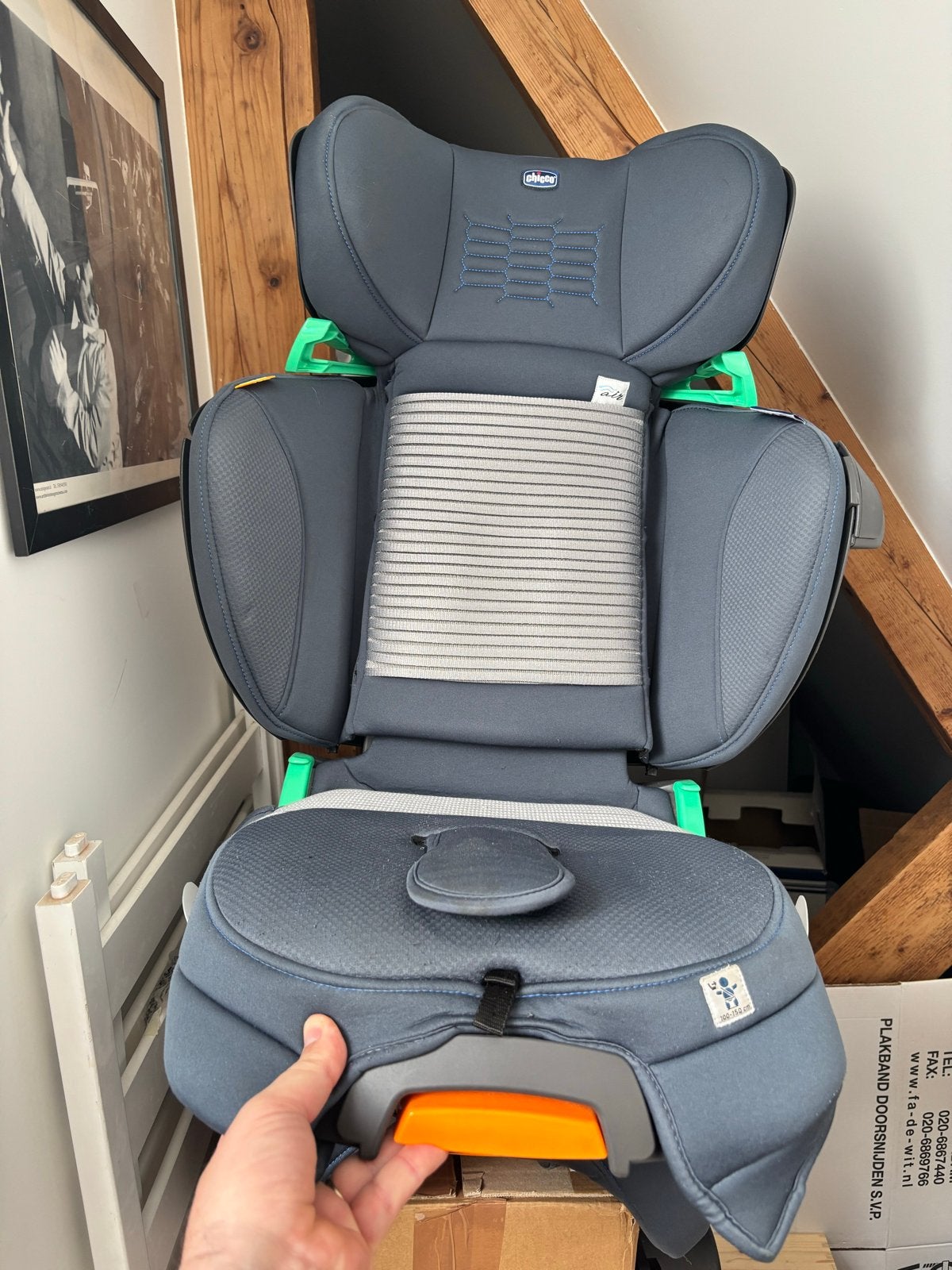 Chicco Fold & Go car seat, great staat! 2x, Ophalen, Gebruikt, 15 t/m 36 kg, Zijbescherming