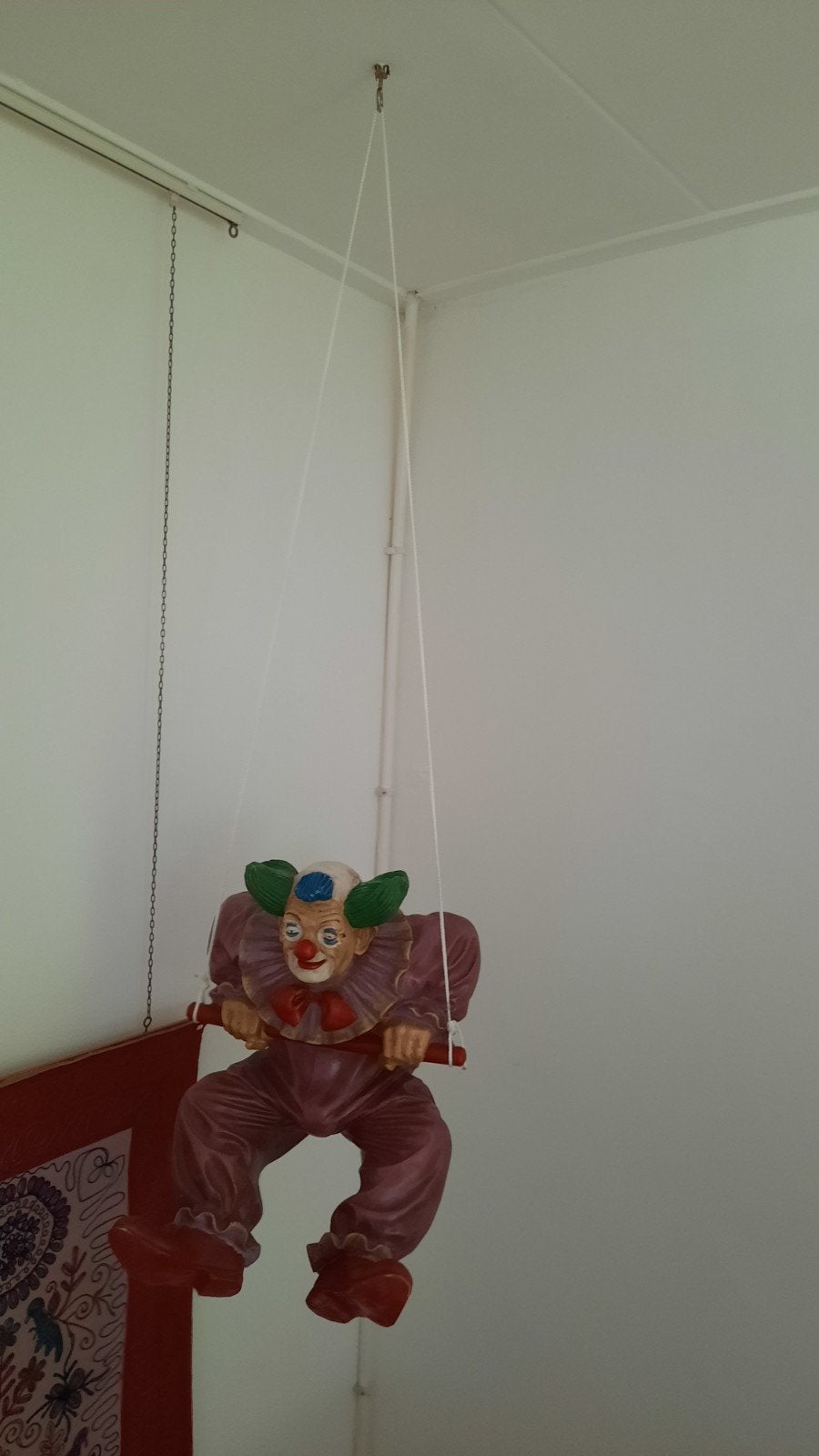 Clown aan trapeze, Antiek en Kunst, Ophalen