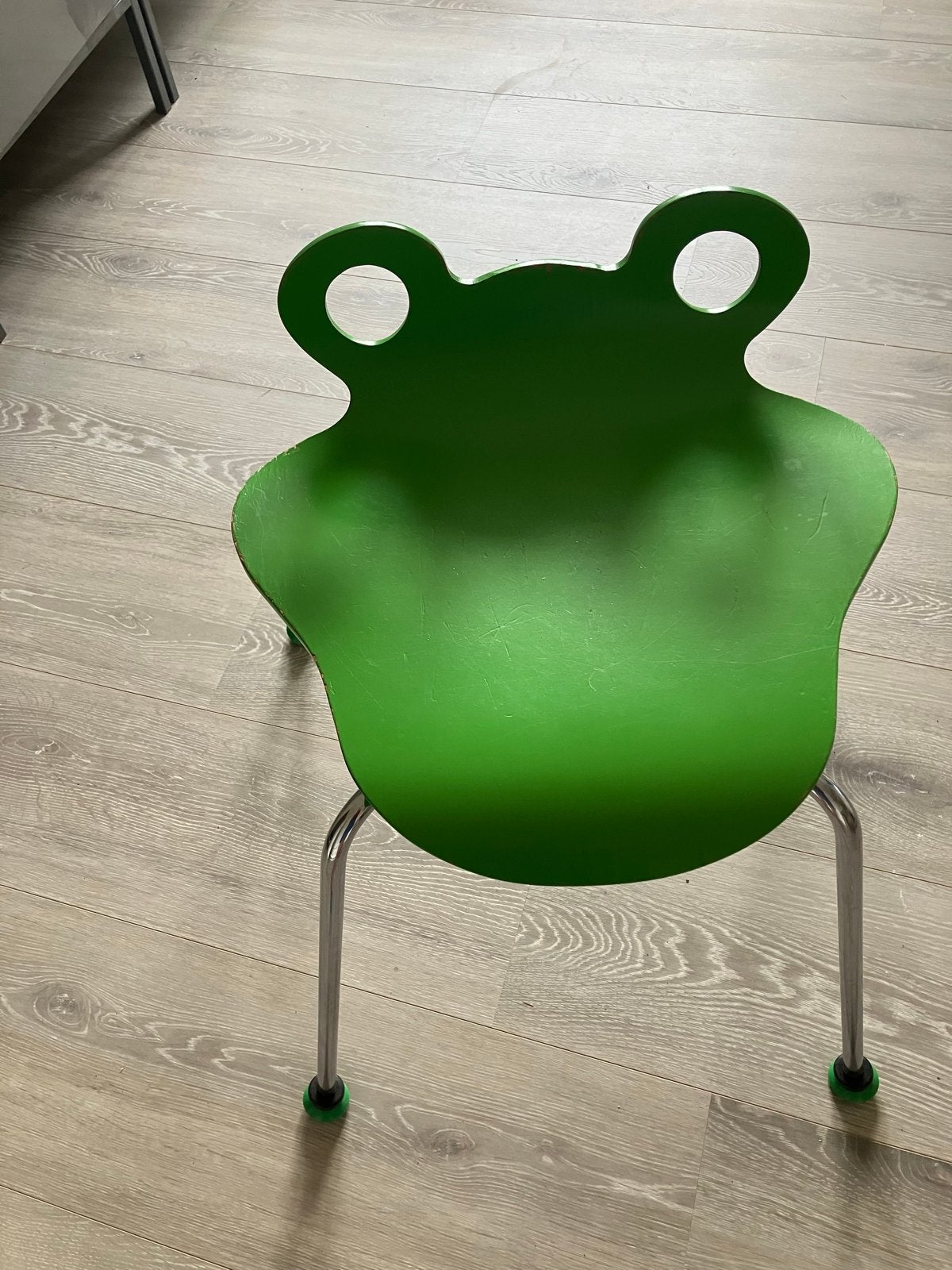 Leuke groene kinderstoel in kikker design, Ophalen, Gebruikt, Stoel(en)
